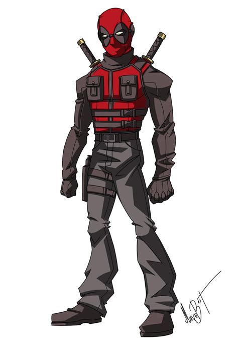 Deadpool Redesign By Marobot On Deviantart
