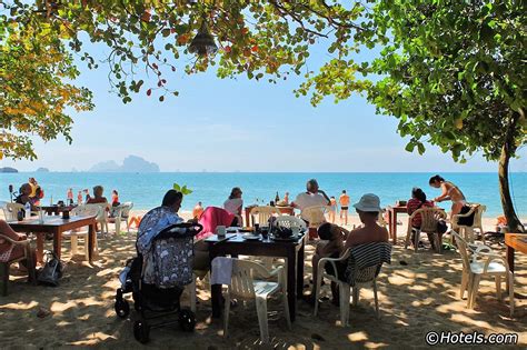The Last Café Right On Ao Nang Beach Ao Nang Beach Thailand Beaches