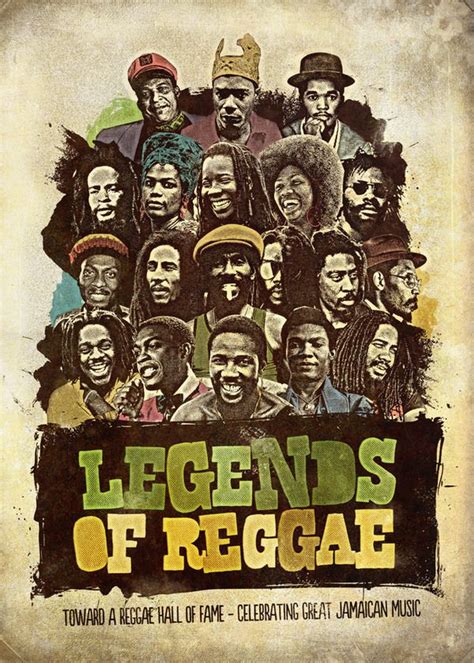 Legends Of Reggae Poster By Panda Via Behance Reggae Music