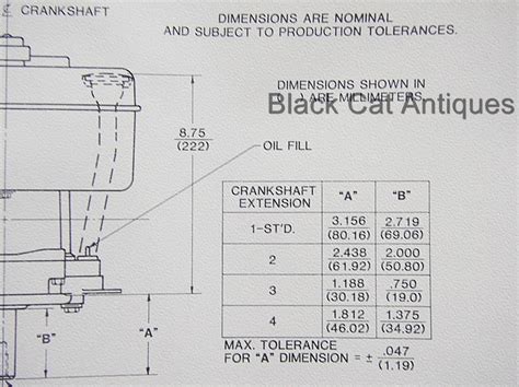 1981 Tecumseh Aluminum Vertical Shaft Engine Specs Brochure Model Lav35