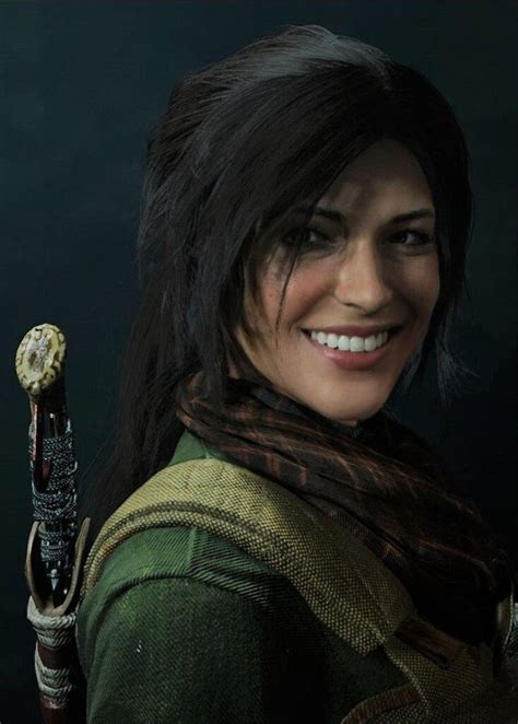Laras Smile Lara Resident Evil Girl Lara Croft Tomb
