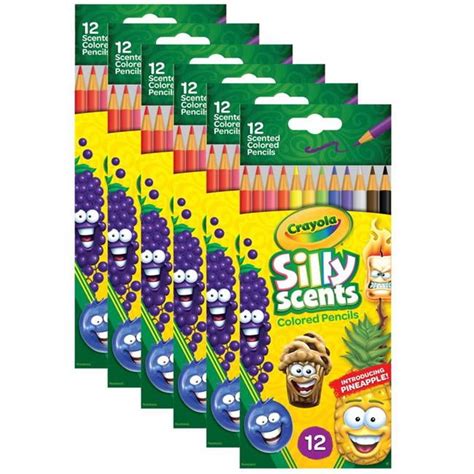 Crayola Silly Scents Colored Pencils Sweet Scents 72 Count