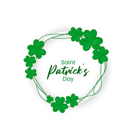 St Patricks Day Vector Hd Png Images St Patricks Day Frame Design With