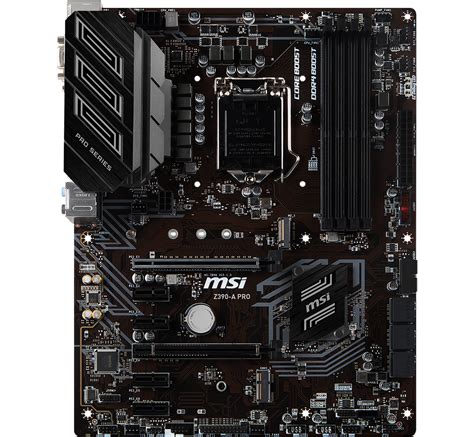 Msi Z390 A Pro Intel Z390 Atx Motherboard Z390 A Pro City Center