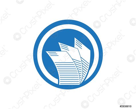 Document Icon Business Logo Stock Vector Crushpixel