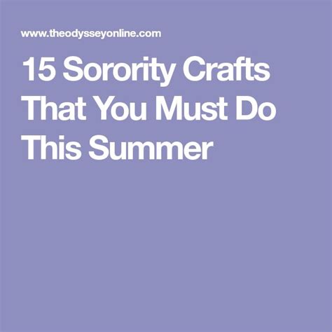 15 Sorority Crafts That You Must Do This Summer Sorority Crafts