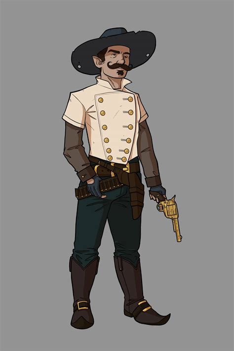 Nolan Newfield Halfling Gunslinger By Artofbartlett On Deviantart