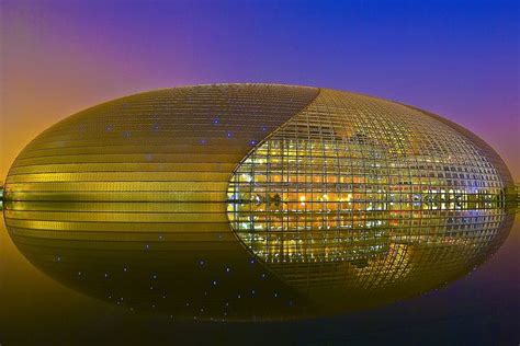 National Theatre The Egg Beijing Unusual Buildings Architecture
