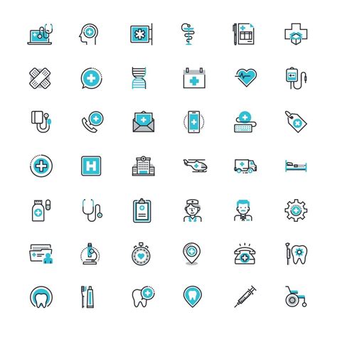 Healthcare And Medicine Icon Set Free Psd Medical