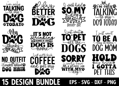 Dog Svg Bundle Graphic By Svg Print Design · Creative Fabrica