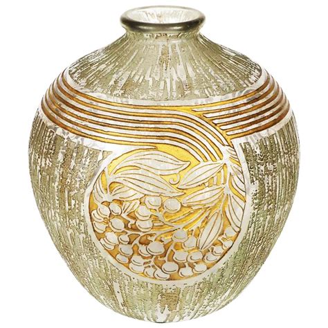 Daum Art Deco Vase At 1stdibs