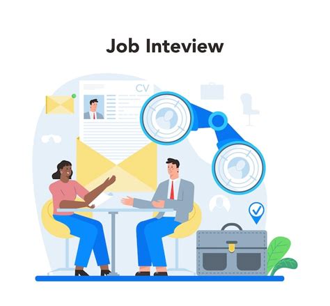 Free Vector Job Interview Concept Idea Of Employment And Hiring