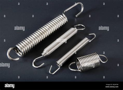 Metal Springs In Different Sizes Stock Photo Alamy