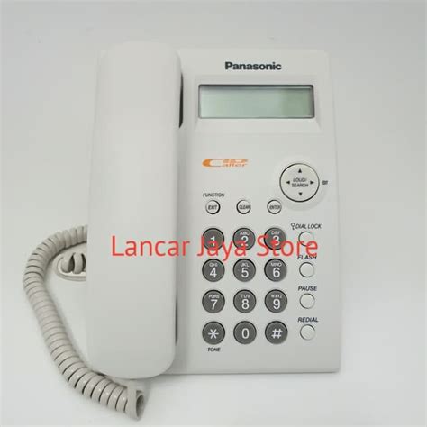 Jual Telepon Meja Kantor Telpon Rumah Panasonic Kx Tsc11 Putih