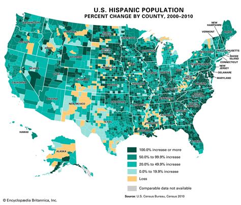 Hispanics In The United States The Us Census Of 2010 Britannica