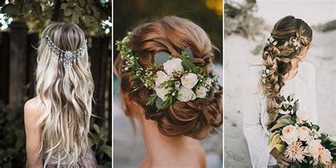 Wear this hairstyle along with your boho outfit to get a look of an incredible bohemian girl. 20 Boho Chic Wedding Hairstyles for Your Big Day ...