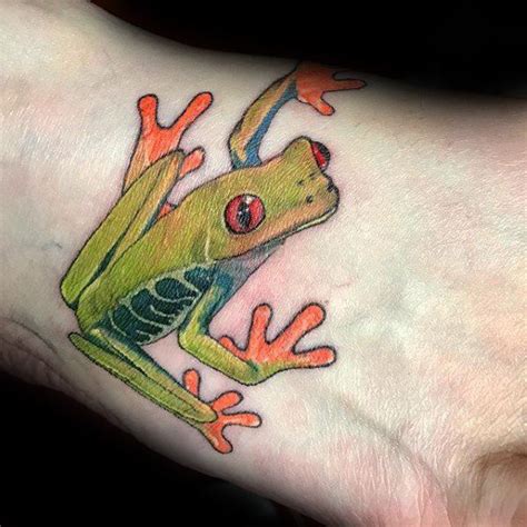 50 Tree Frog Tattoo Designs For Men Amphibian Ink Ideas