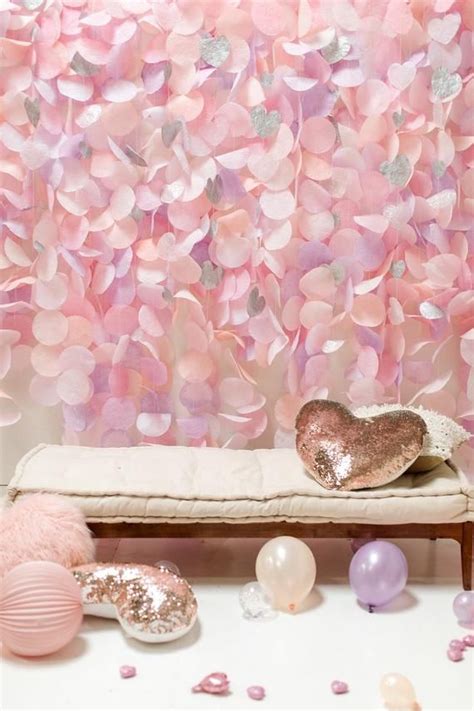 This Gorgeous Pastel Paper Garland Backdrop Would Be A Stunning Accent
