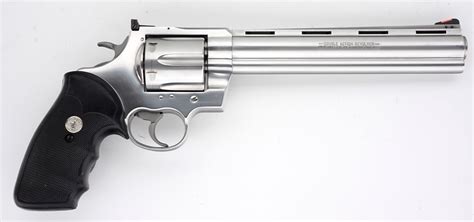 Colt Anaconda Stainless Steel 44 Magnum Revolver 8 Inch Barrel Great
