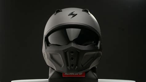 Scorpion Covert X 3 In 1 Motorcycle Helmet Gloss Cement Motors Apparel