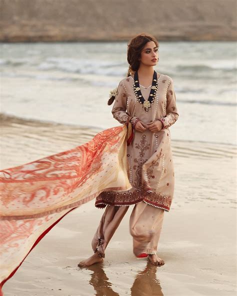 Sajal Ali Latest Beautiful Photo Shoot For Qalamkar Reviewitpk