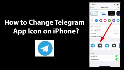 How To Change Telegram App Icon On Iphone Youtube