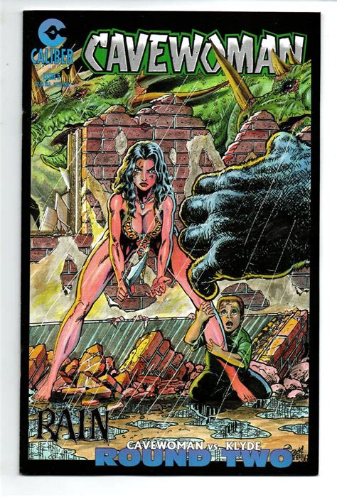 Cavewoman Rain 5 Budd Root Basement Comics 1996 Nm Comic Books Modern Age