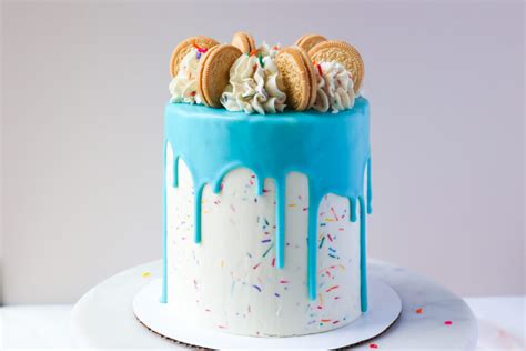 Golden Oreo Confetti Birthday Cake My Blog