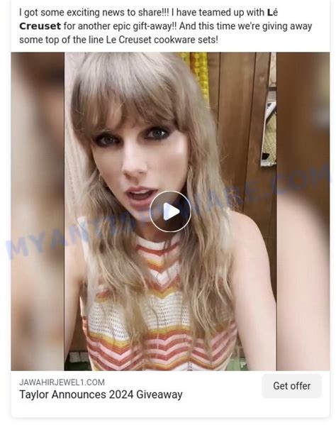 Taylor Swift Le Creuset Giveaway Scam Don T Get Fooled By Fake Cookware Offers