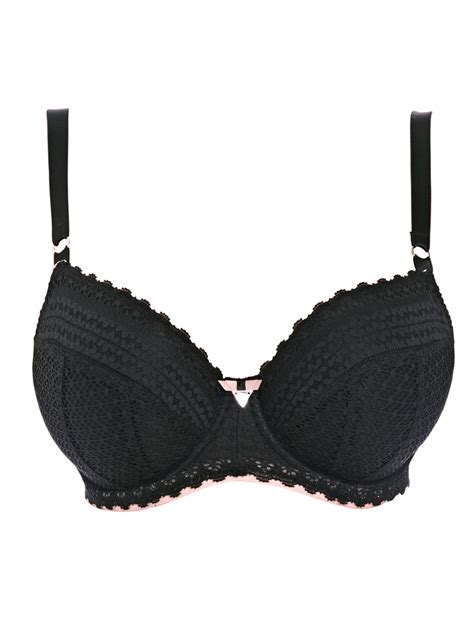 Freya Daisy Lace Aa5133 Wp Underwired Padded Half Cup Bra Black 28 E Cs For Sale Online Ebay