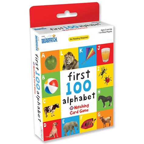 That covers both lower and upper case letters, and each week's task is to come up with 100 versions for every letter. First 100 Alphabet Matching Card Game - Briarpatch ...