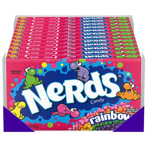 Buy Nerds Candy Rainbow 5 Ounce Movie Theater Candy Box Pack Of 12