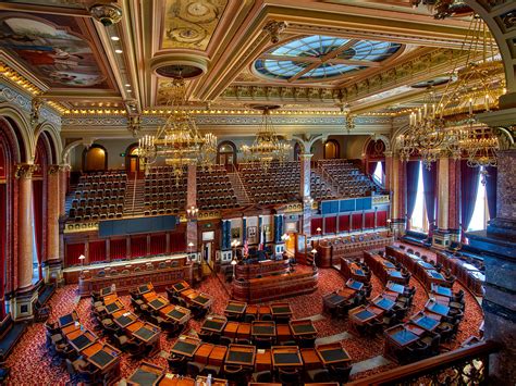 Inside The Capital Congress Building In Des Moines Iowa Image Free