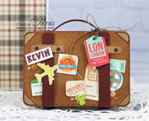 A Suitcase Birthday Card By Monia At Splitcoaststampers Birthday