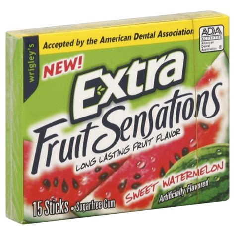 Wrigleys Extra Gum Fruit Sensations Sweet Watermelon Single Pack