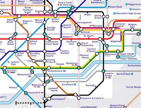 Northern Line Tube Map Map Of The World