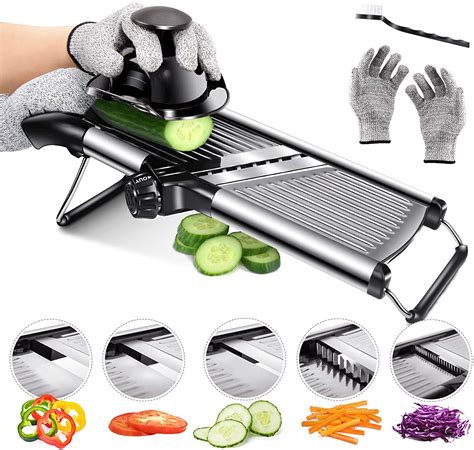 Buy Masthome Mandoline Food Slicer Adjustable Thickness For Cheese