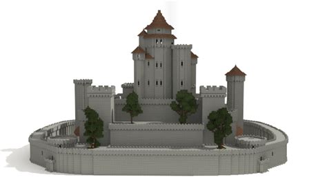 Lay the foundations of your. Castle (unfurnished), creation #5599 | Minecraft castle ...