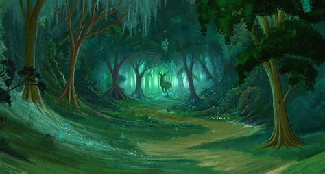 Animated Forest Background Cartoon Forest Hd Wallpaper Pxfuel