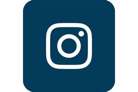 Instagram Blue Icon At Collection Of