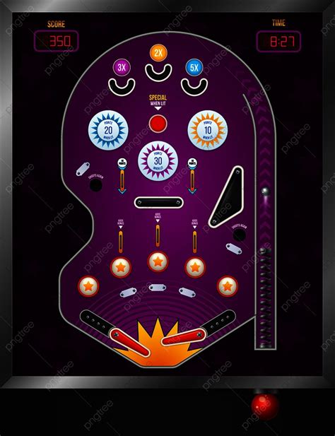 Pinball Game Clipart Png Vector Psd And Clipart With Transparent