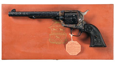 Factory Class D Engraved Colt Saa Revolver Rock Island Auction