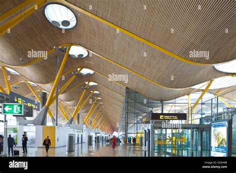 Spain Madrid International Airport Of Madrid Barajas Terminal 4 By