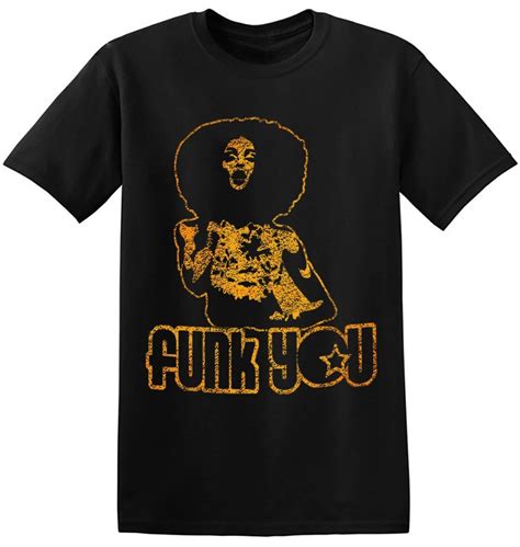 Cool Graphic Print T Shirt 70s Funk Retro Mens Old Rock Band Tee Shirt