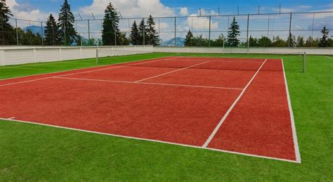 Synthetic Surface Technology Synthetic Tennis Court Construction