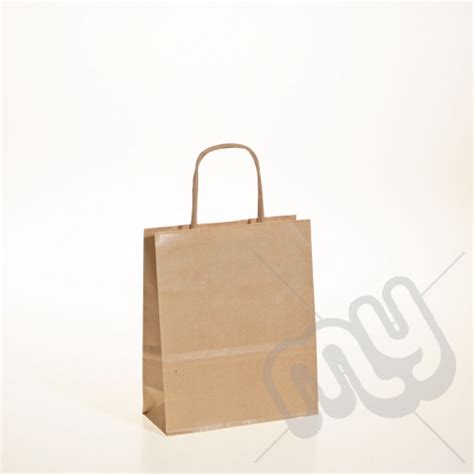 Brown Kraft Paper Bags With Twisted Handles Small X 25pcs My