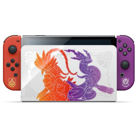 Nintendo Switch Oled Modell Pokémon Karmesin And Purpur Edition My