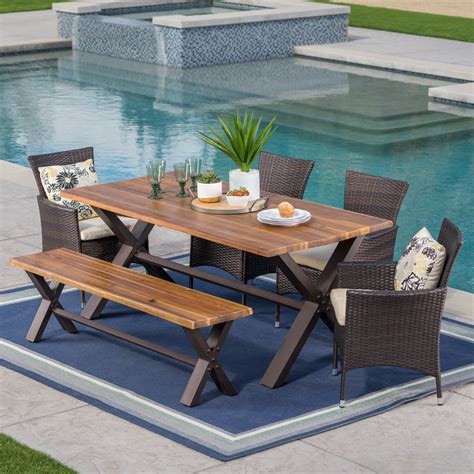 Better Homes And Gardens 6 Person Outdoor Dining Table Ricetta Ed