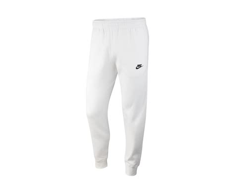 Nike Sportswear Club Fleece Whiteblack Mens Jogger Pants Bv2671 100