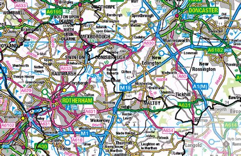 South Yorkshire County Map 2021 Map Logic
